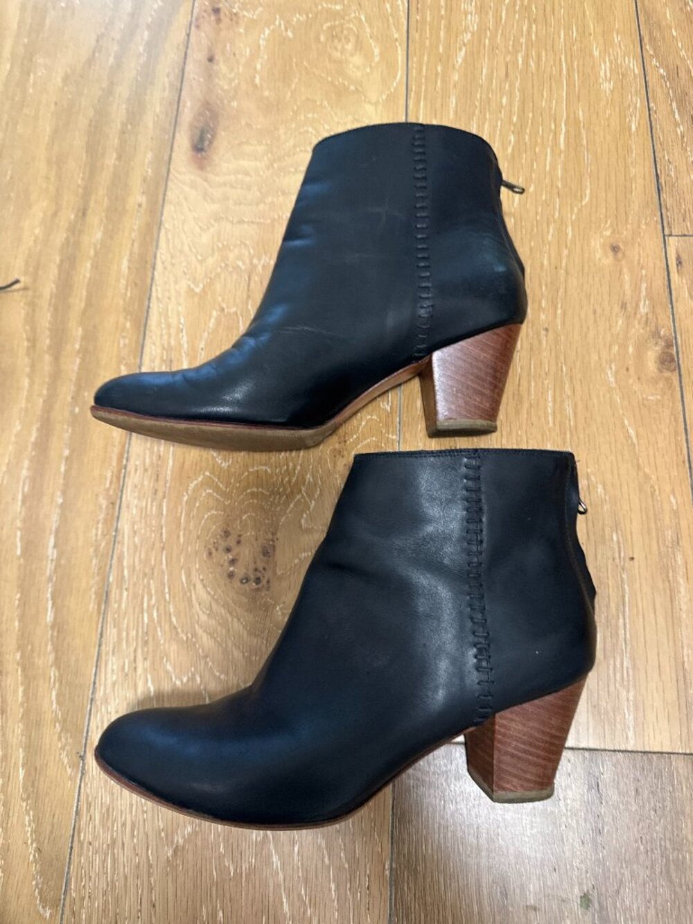 Ulla Johnson Black/Blue Ankle boot
